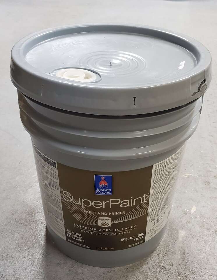 Sherwin Williams Super Paint Steamed Milk 5 gallon