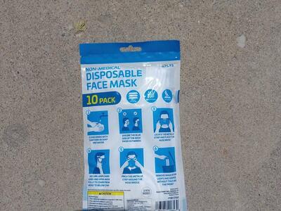 DISPOSABLE FACE MASKS!