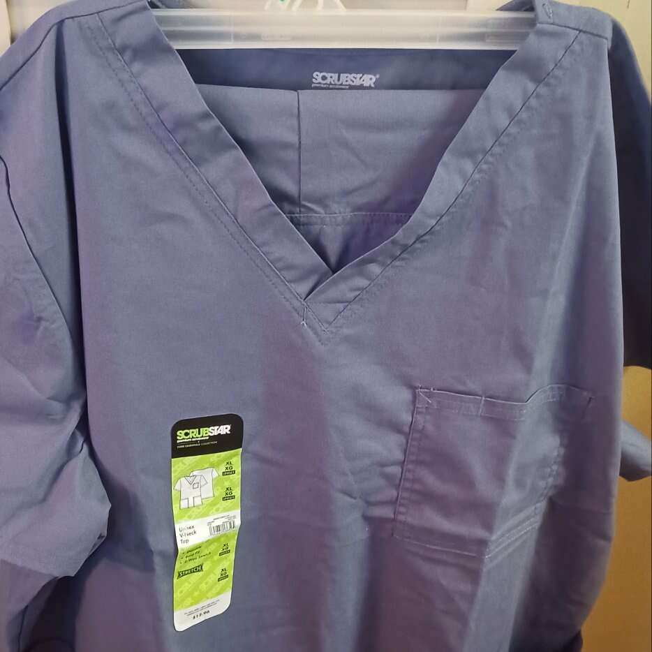 NEW GRAY SCRUBS!