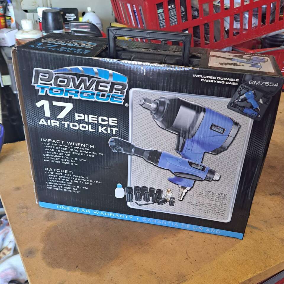 17 piece air tool kit