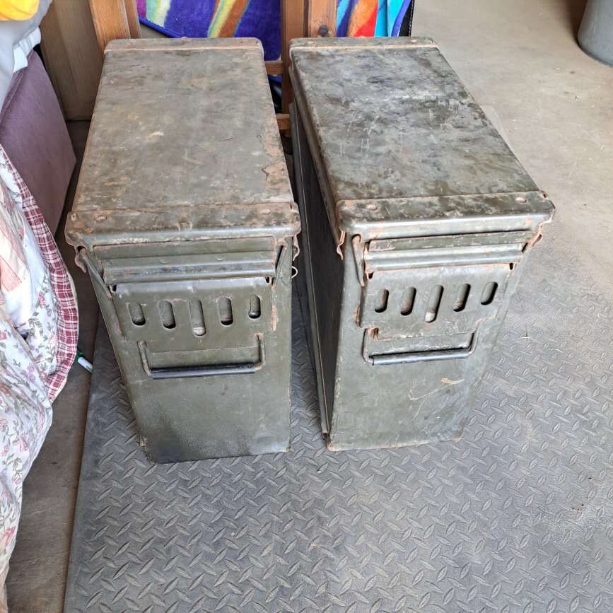 Army ammunition cans