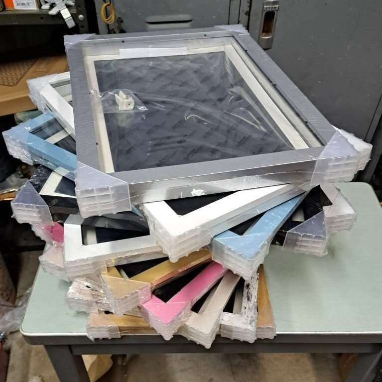 Ten art frames shadow boxes