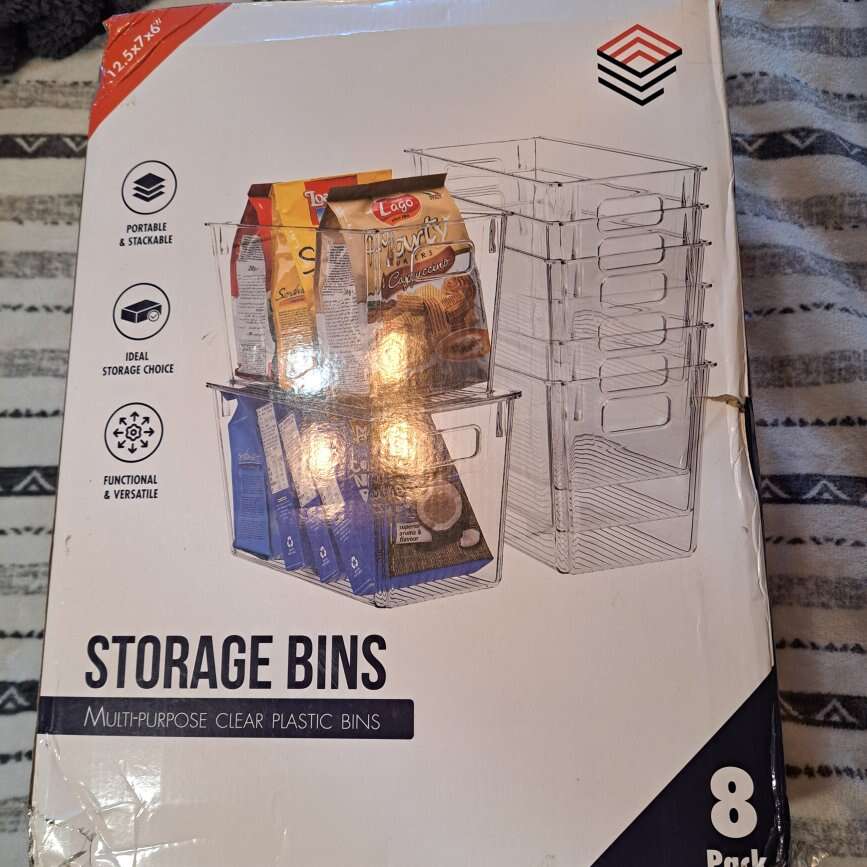 storage bins kitchen