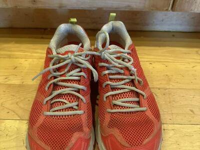 Montrail Size 8.5 Orange Mesh Hiking Shoes