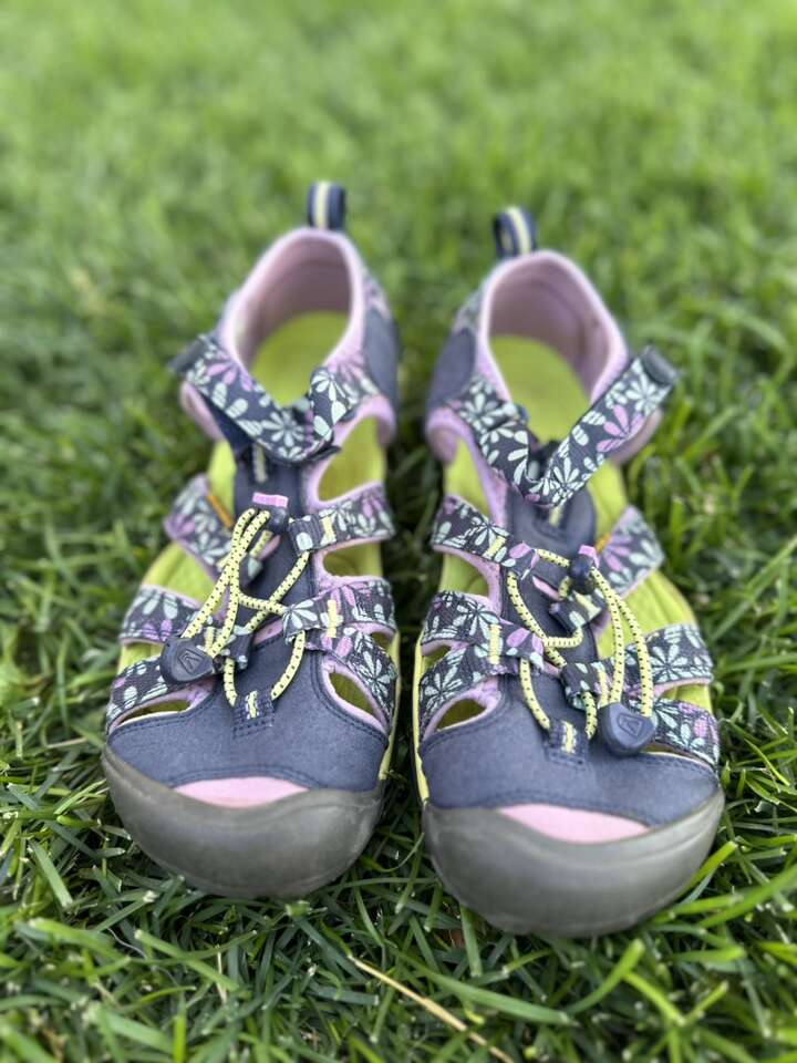 Keen Youth 5 Navy/Flowers/Lavender, Hiking Sandals