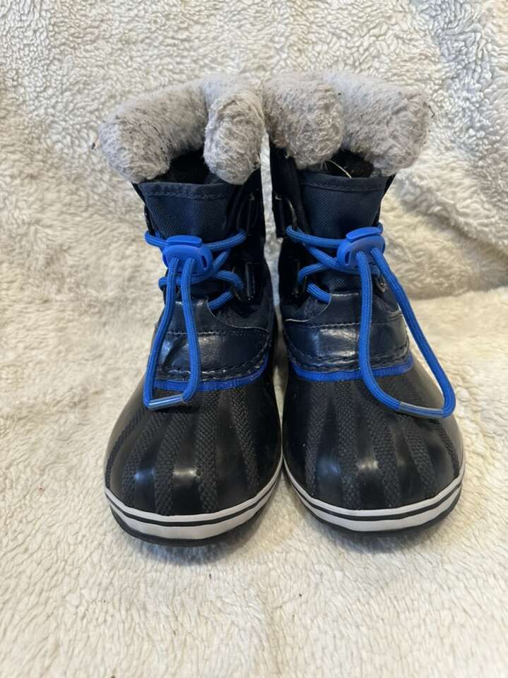 Sorel Toddler 13 Black/Navy Waterproof Snowboots