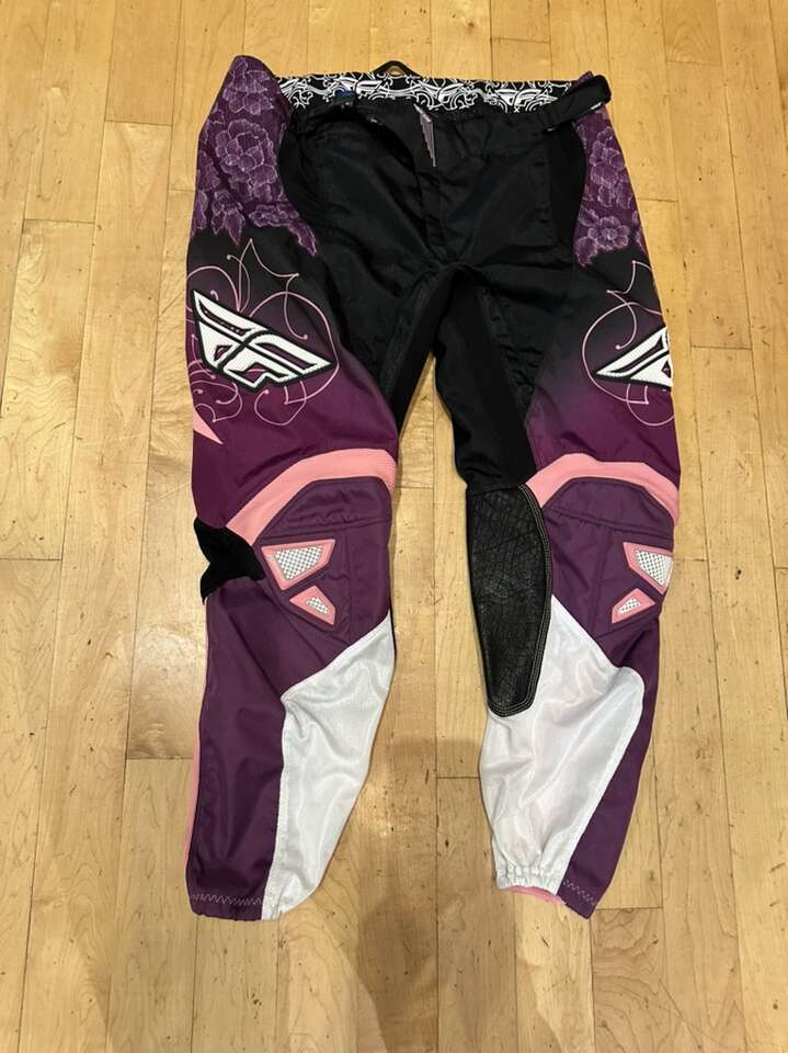 Fly Racing Womens 15/16 Black/Purple MotoX Pants