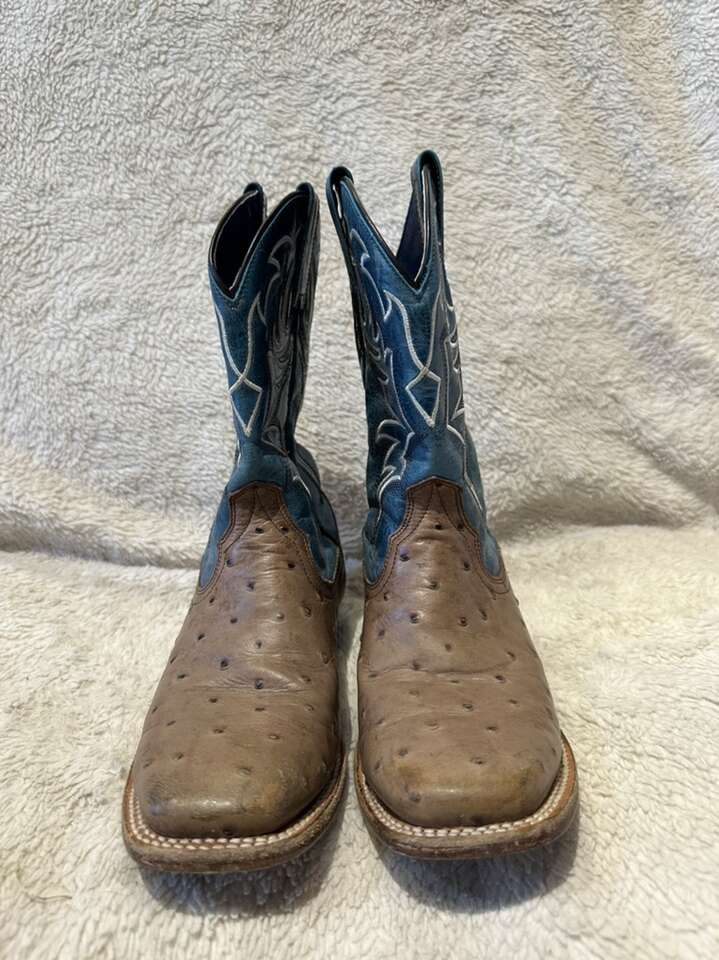 Roper Rest Women’s 6 Brown/Teal Western Boots