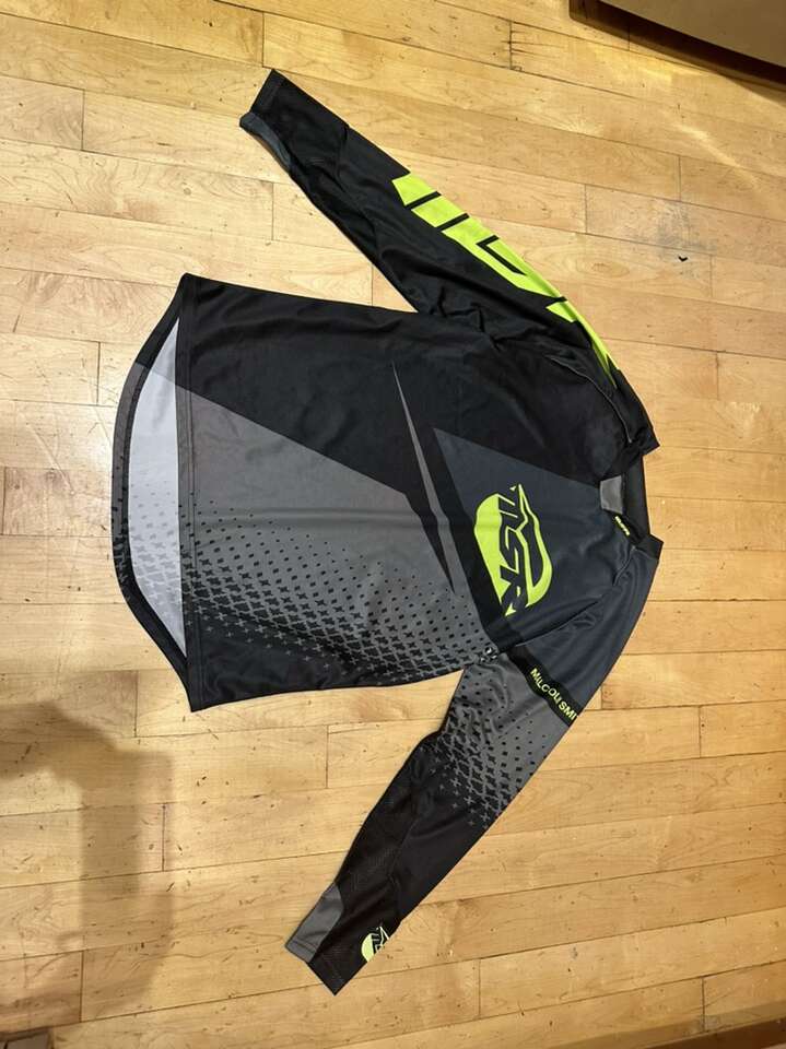 MSR Men’s M Black/Gray/Lime Motorcycle Jersey