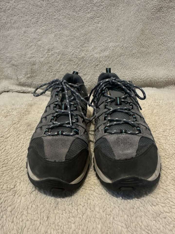 Columbia Women’s 10 Gray Mesh/Leather Hiking Shoes