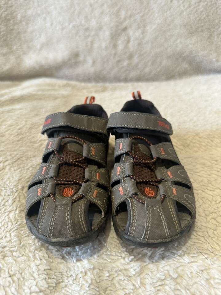 Teva Toddler Size 11 Gray/Orange, Hiking Sandals