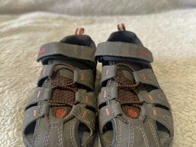Teva Toddler Size 11 Gray/Orange, Hiking Sandals