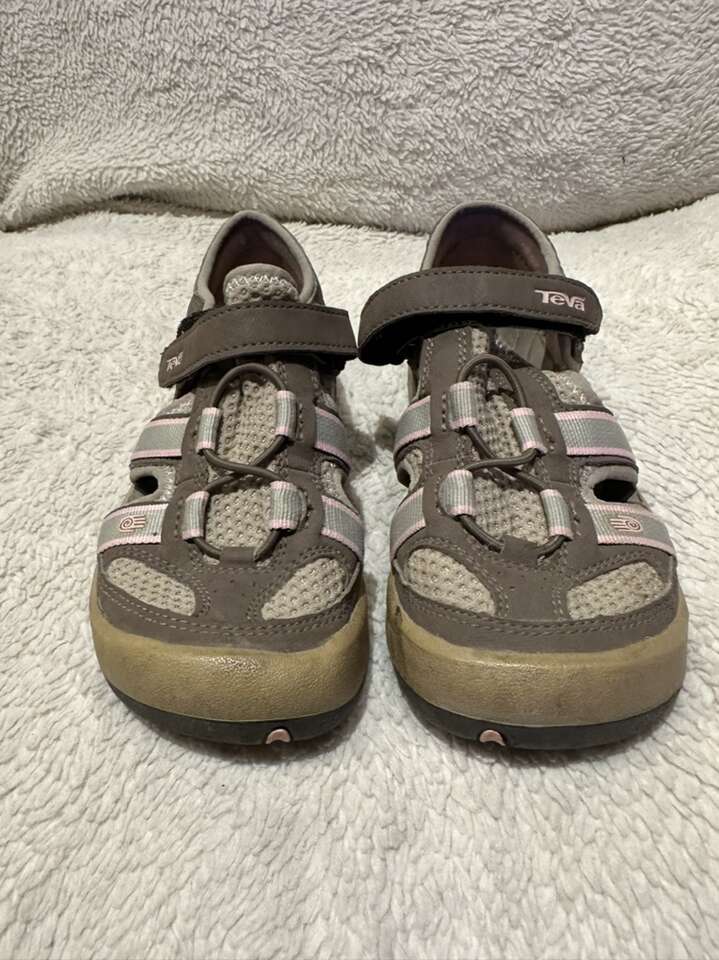 Teva Youth Size 1 Beige/Brown, Hiking Sandals