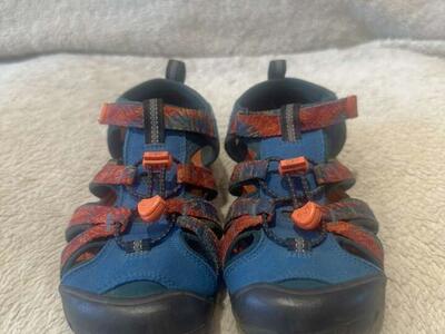 Keen Youth 3 Blue/orange Washable Hiking Sandals