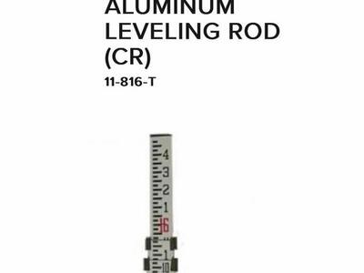 Grading rod, Leveling, 16ft, 10ths/100ths, SitePro