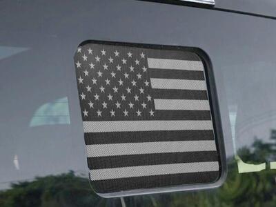 American Flag Window Decal- Ford Trucks