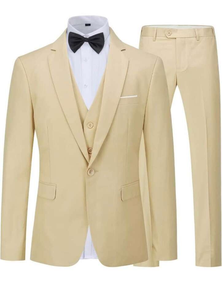 Men's Slim Fit 3 Piece Suit