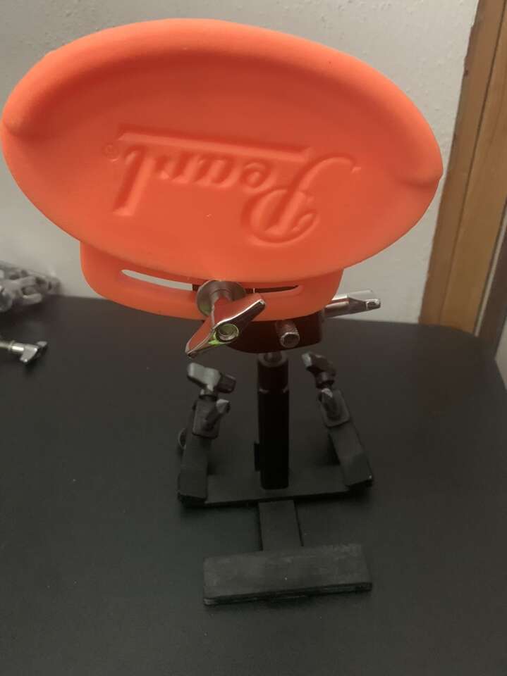 Pearl clave block and foot pedal bracket