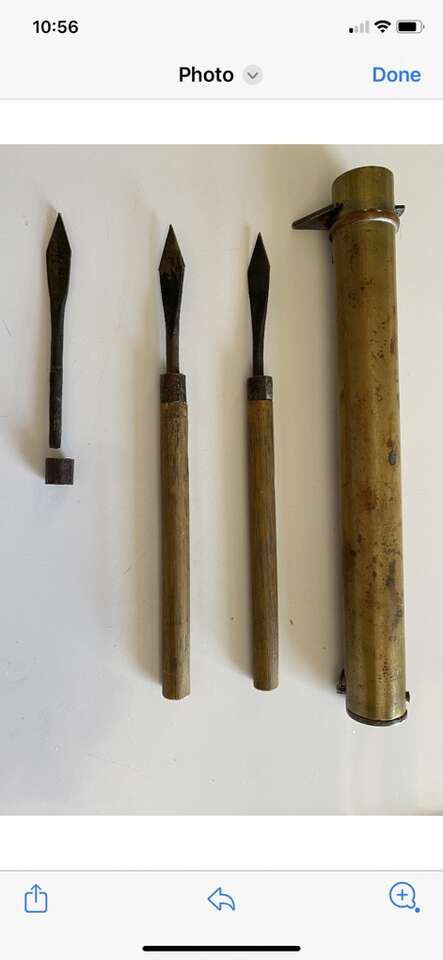 Very Rare Chinese Paktong Sleeve Dart