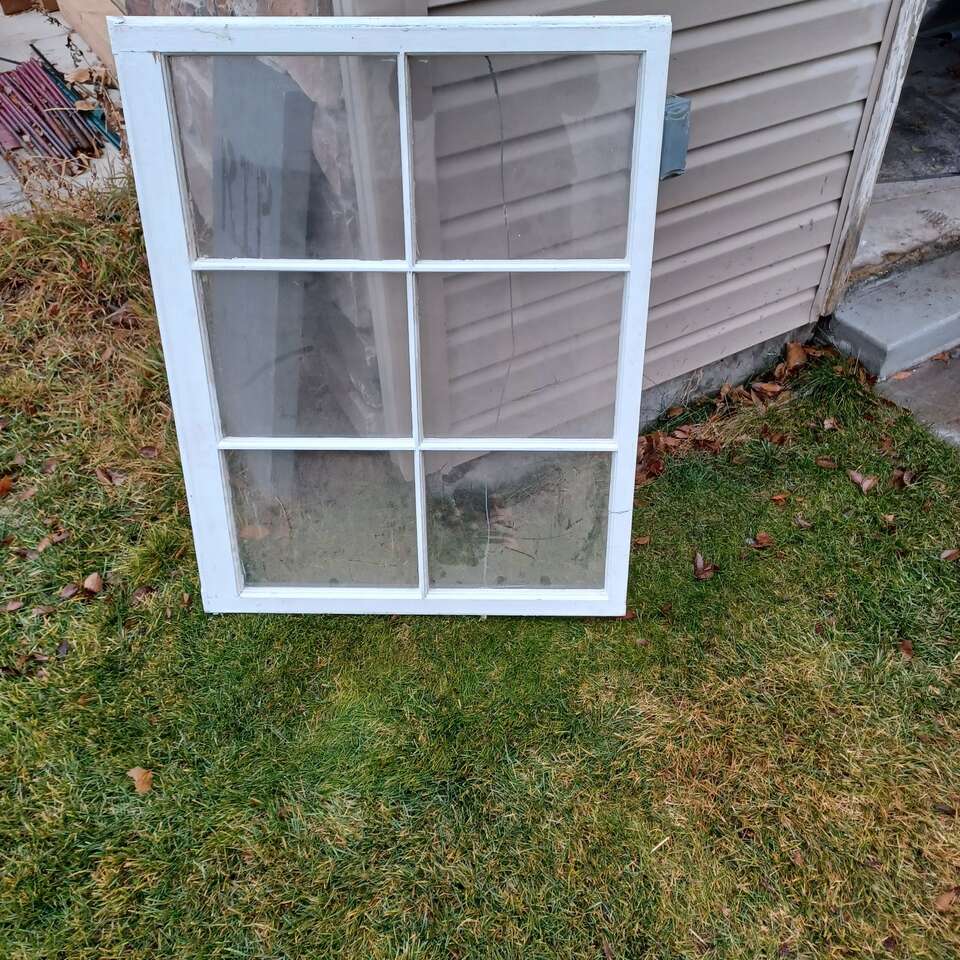 Vintage window 28" x 36"