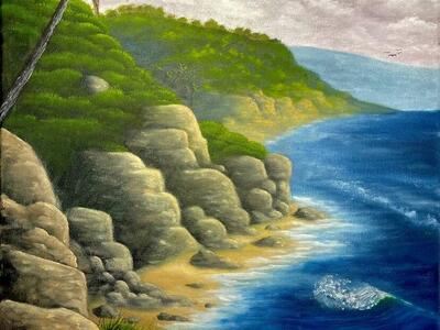 Enseada Paradisiaca -Oil Painting