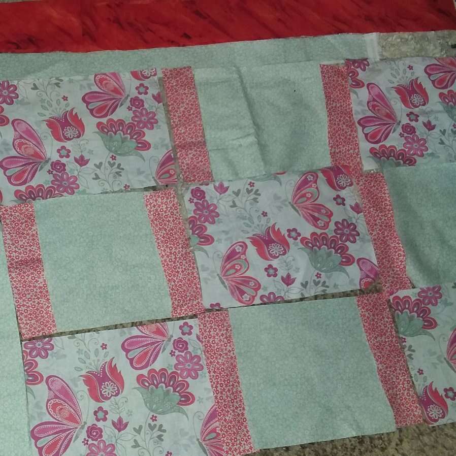 FLUTTER BY QUILT TOP ...READY TO SEW