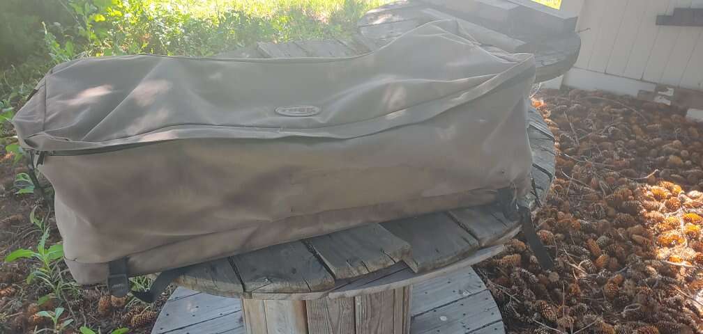 Back pack for wheeler