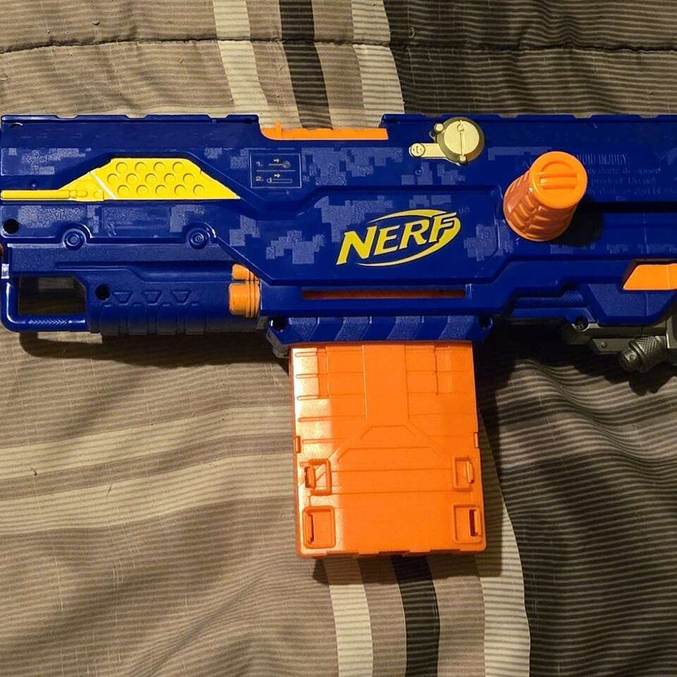 vintage hard to find rare NERF long strike