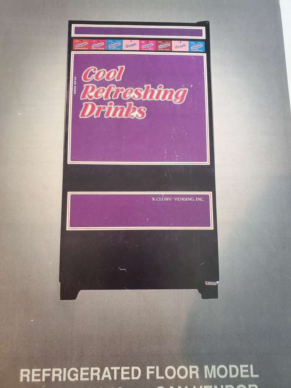 new snapple vending machine