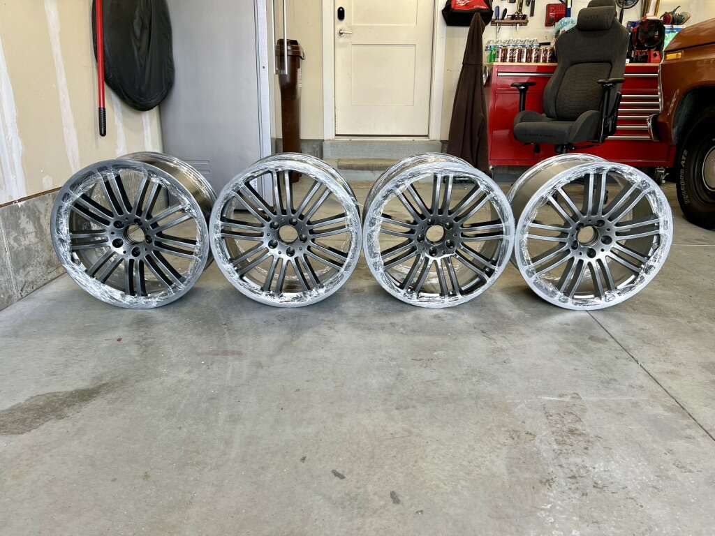 OEM Mercedes Benz 19X8.5 & 9.5 Refinished Wheels