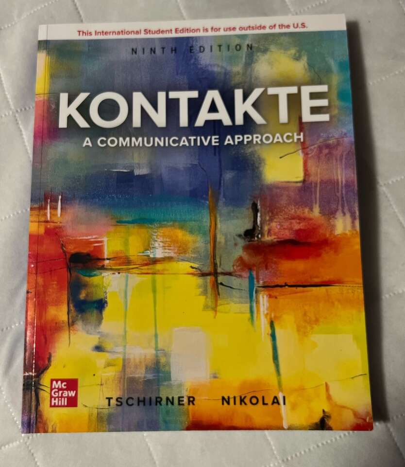 Required for German 1 at UofU: Kontakte