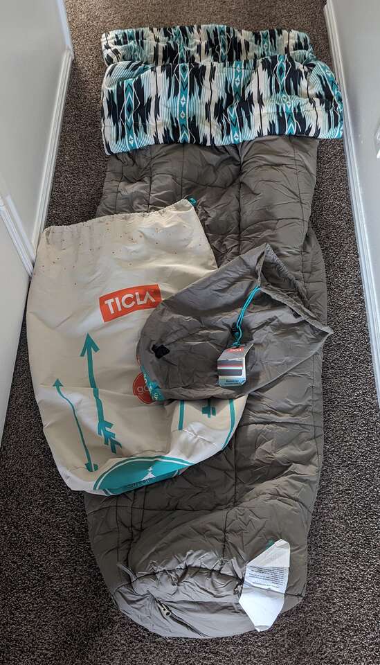 Rambler 15/25 Degree Reversible Lightweight Backpacking Camping Sleeping Bag by Ticla