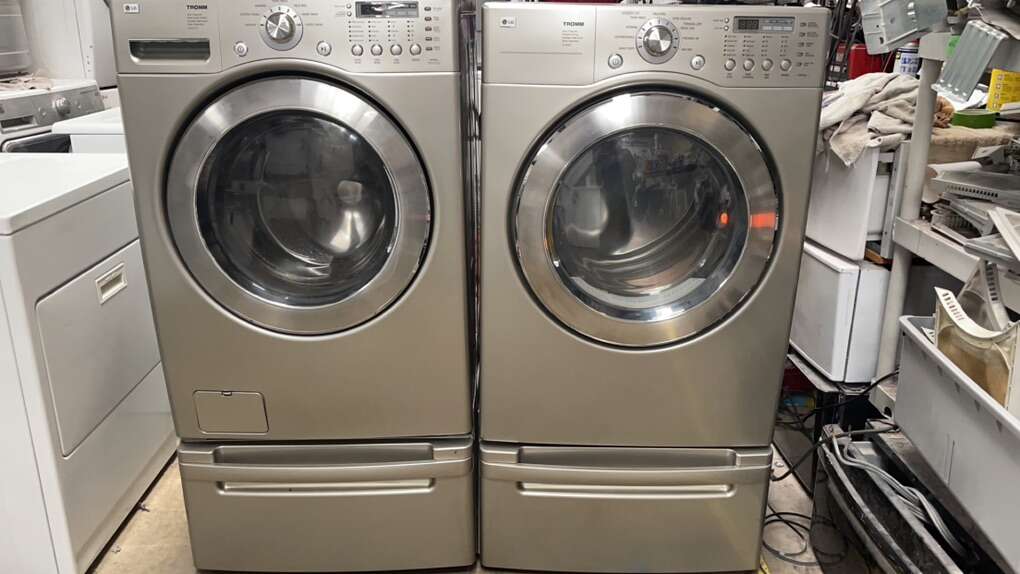 Matching Silver LG Washer & Dryer Se… Appliances