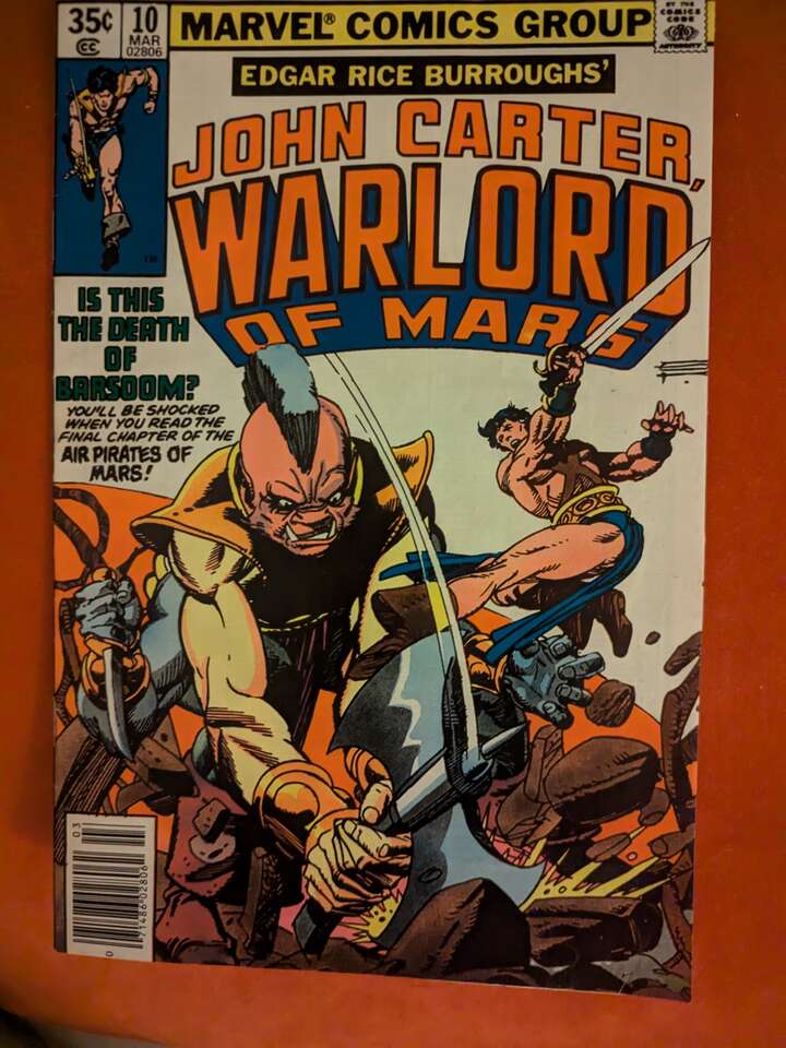 Edgar Rice Burrough's John Carter, Warlord of Mars 10 MAR Marvel Comics Group