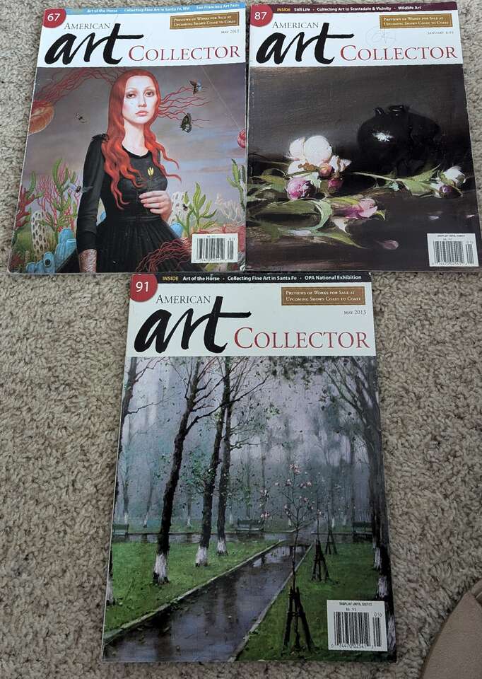 American Art Collector Mag-3 issues