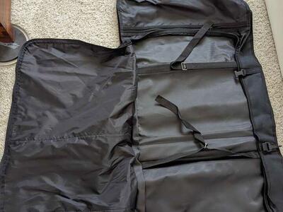 Black Folding Luggage Garment Bag
