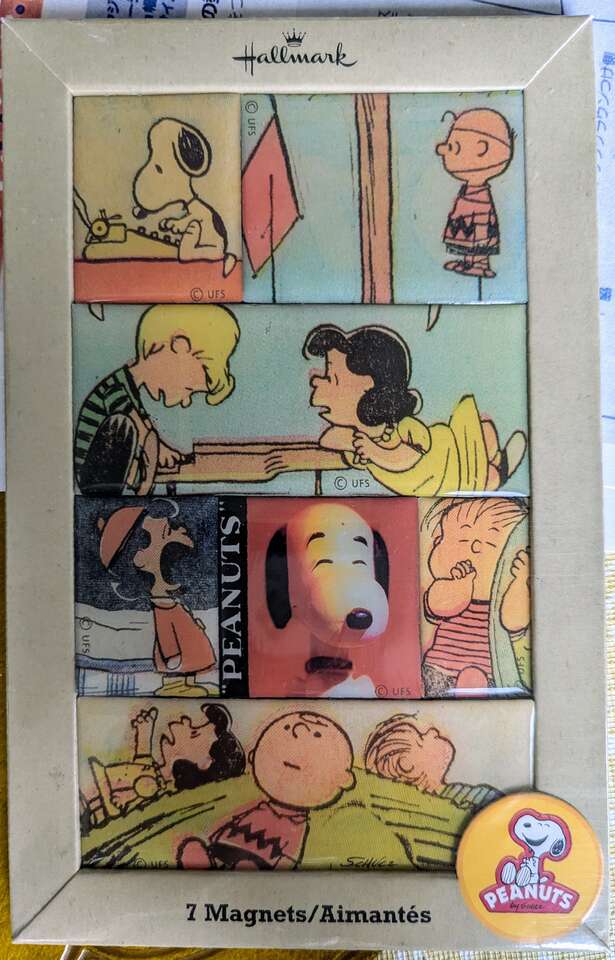 7 magnets, Hallmark vintage edition.