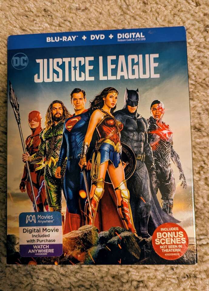 Justice League - Blu Ray+ DVD + Digital