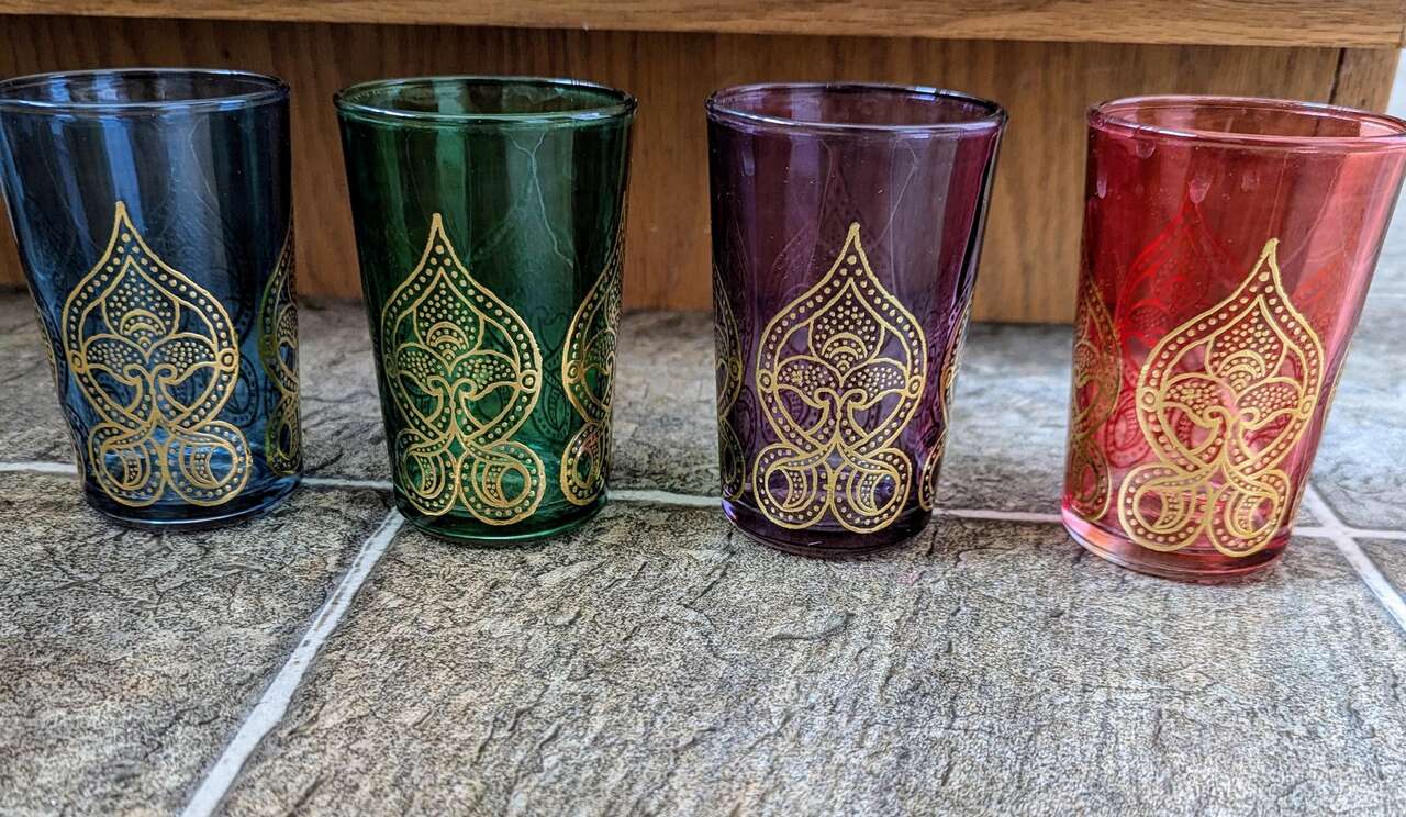 4 Tea/Juice glasses