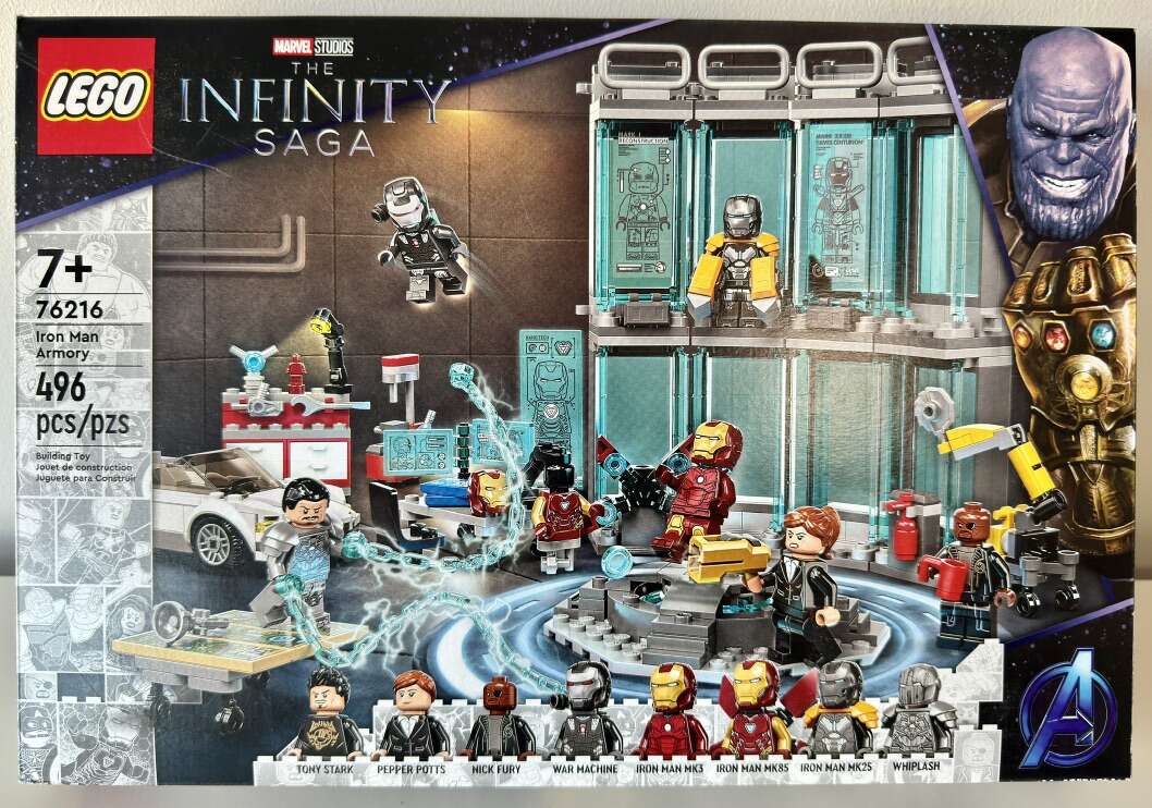 Lego 76216 Iron Man Armory