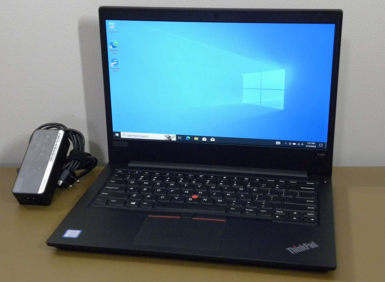 Lenovo ThinkPad E480 Laptop i5-7200u 256GB NVMe 16GB