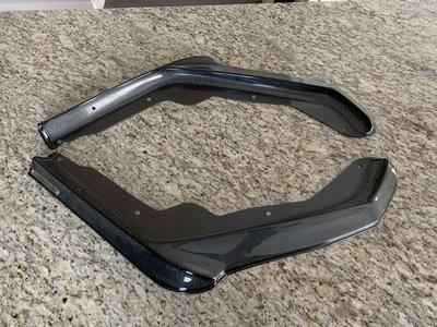 Password JDM Subaru WRX STI Carbon Fiber 2 Piece Front Splitter Kit (Type B) STI ONLY WRXSTI WRX/STI WRX - PWCFS2-VA2-T2C