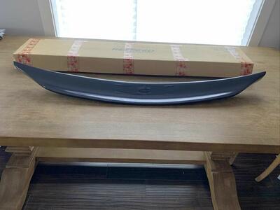 Rexpeed VAB Duckbill Trunk Spoiler *WITH Carbon Strip Dark Grey Metallic* Subaru 2015-2021 WRX or STI WRXSTI