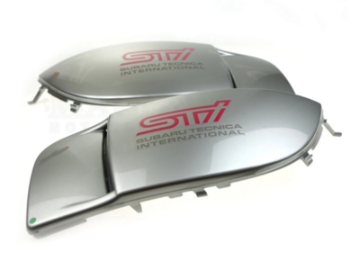 STi Fog Lamp Fog Light Covers **Crystal Grey** 2004 -2005 Subaru Impreza WRX STI
