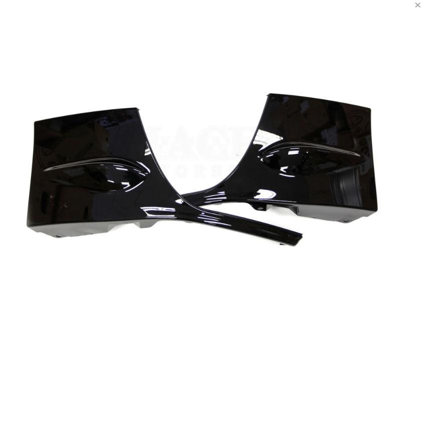 STi Lower Front Bumper Splitter / Spats **Obsidian Black** 2004 -2005 Subaru Impreza WRX STI