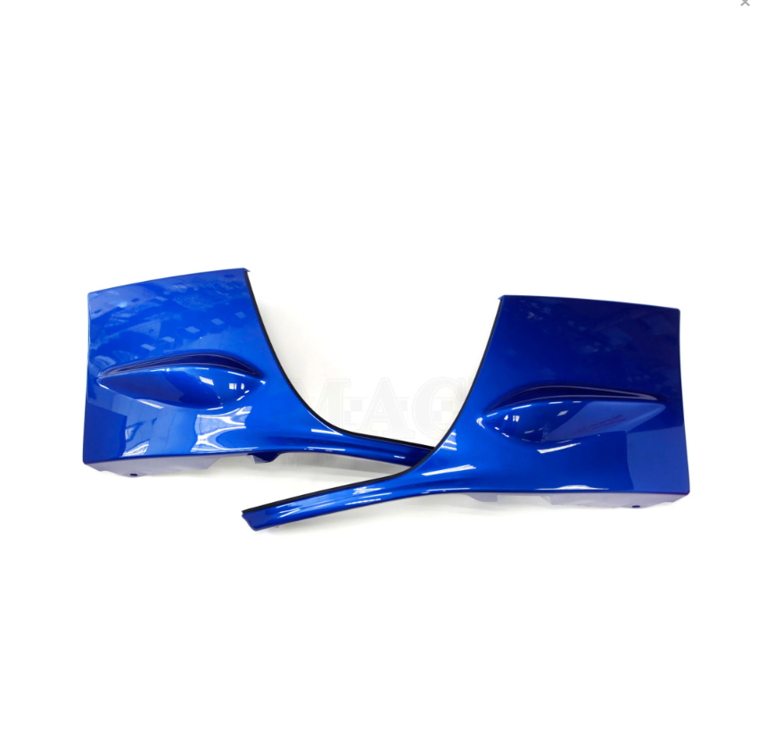 STi Lower Front Bumper Splitter / Spats **World Rally Blue** 2004 -2005 Subaru Impreza WRX STI
