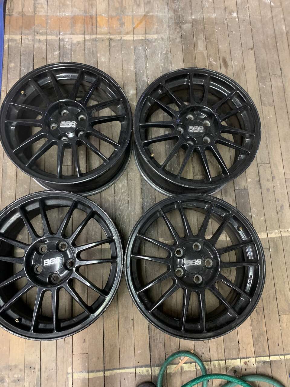 Evo 9 OEM BBS wheels BLACK Mitsubishi lancer Evolution 8 9 8/9 Wheels 5x114.3