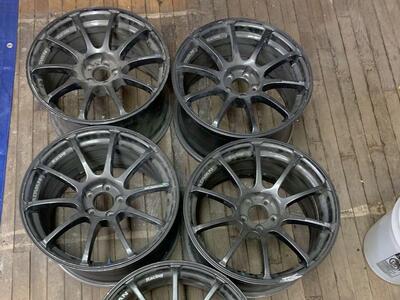 DAMAGED Advan RS 17x8 5x100 Advan Racing Subaru WRX FRS BRZ Scion Toyota WRX STI WRXSTI