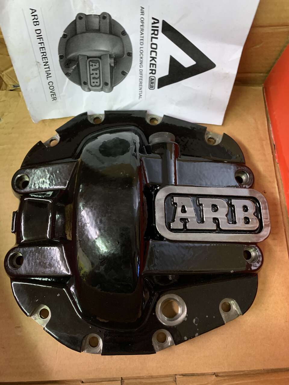 ARB Rear Diff Cover Black M200 For JL Jeep Wrangler Sport/Sahara ARB 0750010B