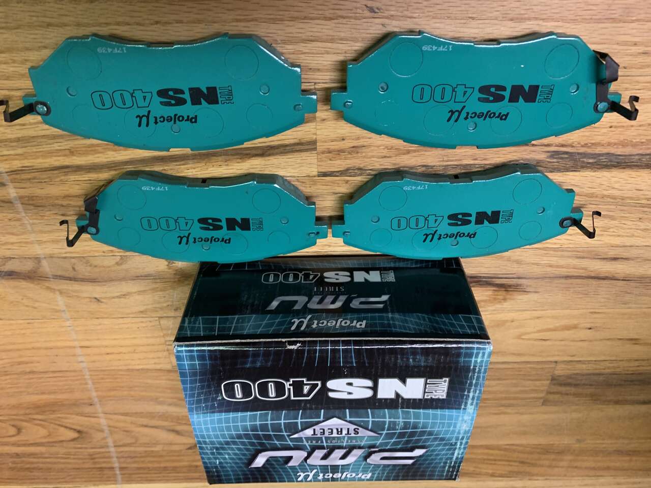 Project Mu GT TYPE NS400 Front Brake Pad 2015-2021 Subaru WRX PS4F916 Project-MU